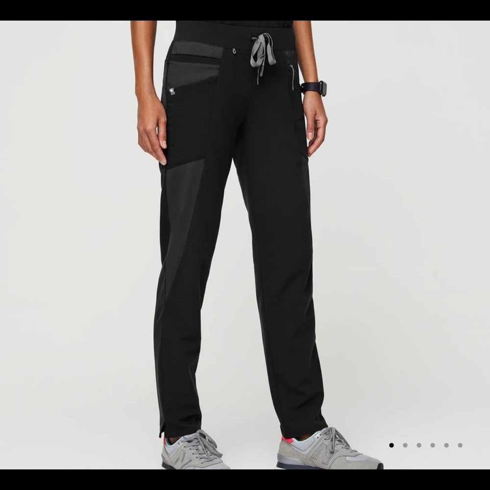 NWT Figs Mombasa Slim Pants BLACK - Large